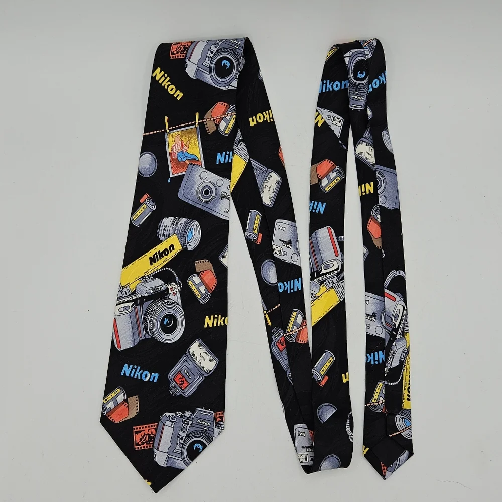 Rare Nikon camera photography enthusiast Tie